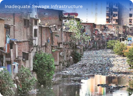 Inadequate Sewage Infrastructure
